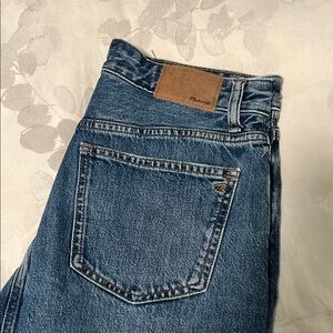 Madewell Blue barrel Jeans